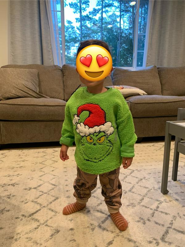 Grandson wearing a 2T