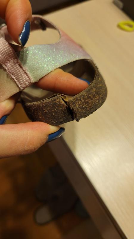 Sandals after one week