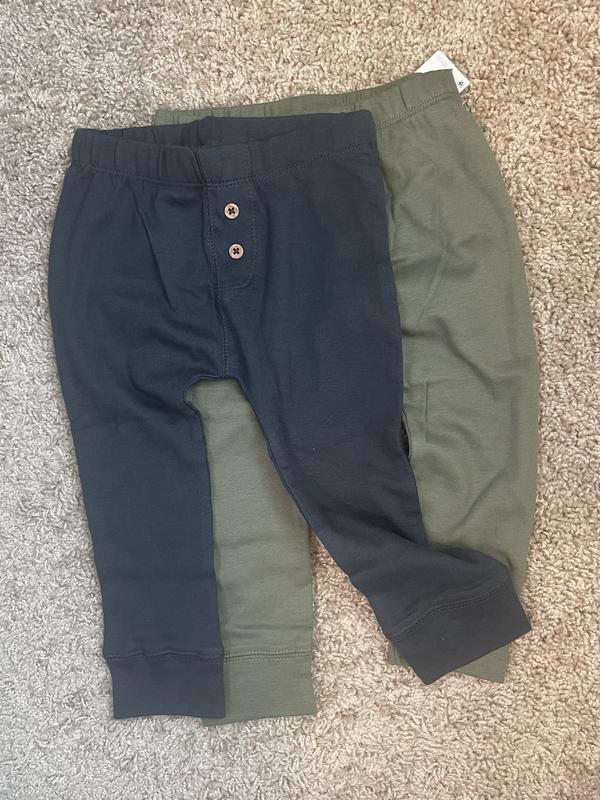 Blue and green pants