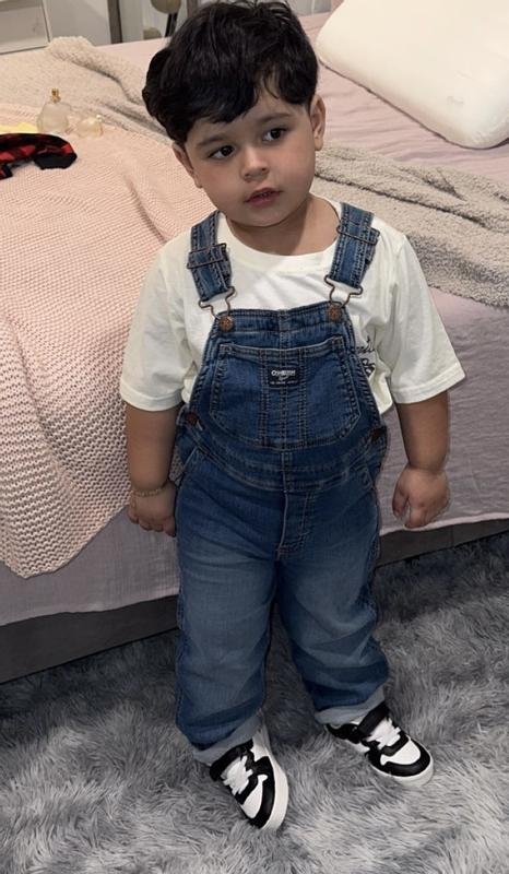 Toddler Girl Bow Print Corduroy Overalls - Pink - OshKosh
