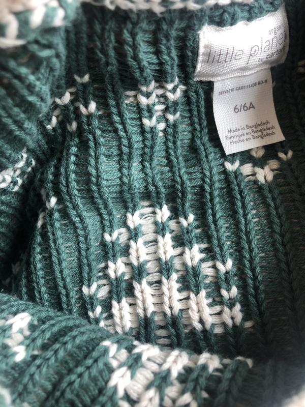 Inside of sweater
