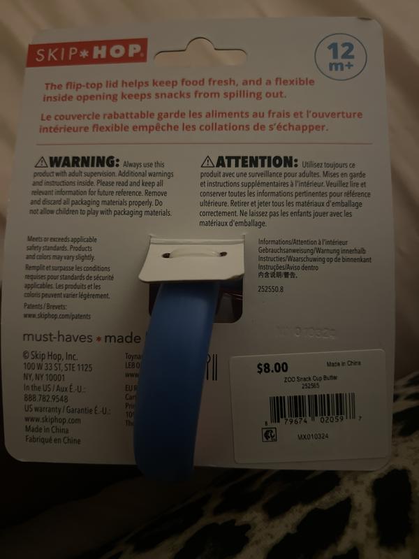 Butterfly zoo snack cup