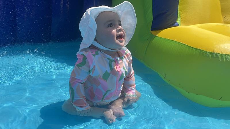 Baby’s New Swimsuit