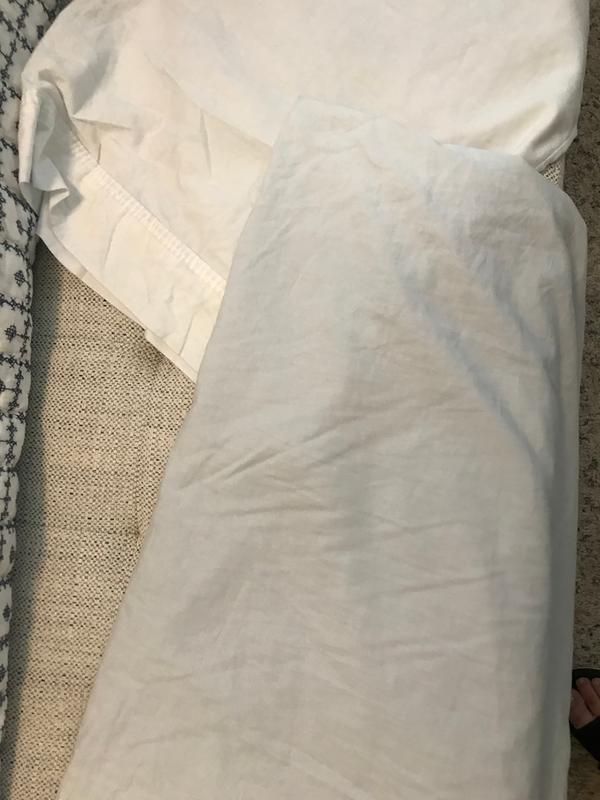 One of my pillowcases, now blue from the dryer