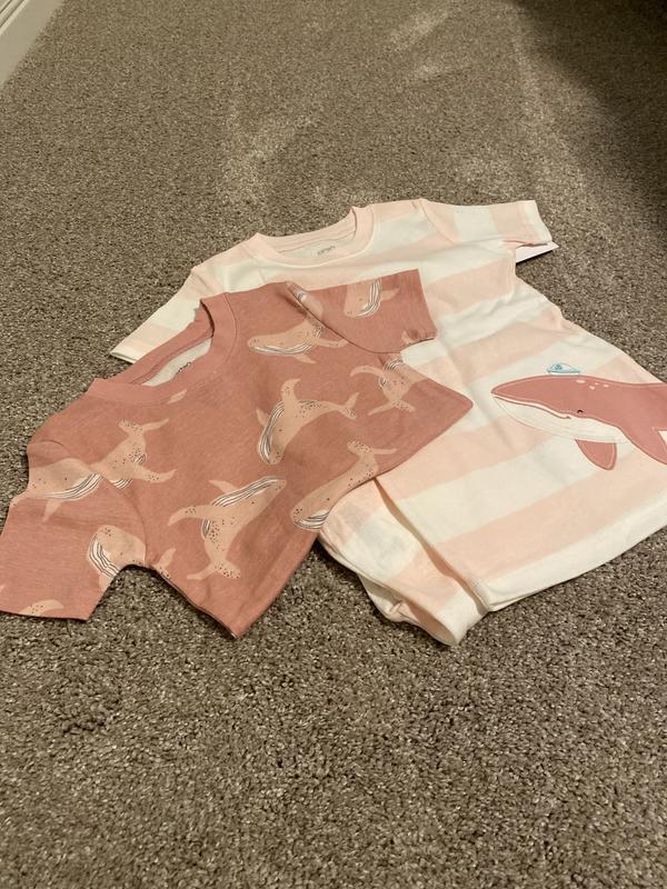 Pink whale pajamas