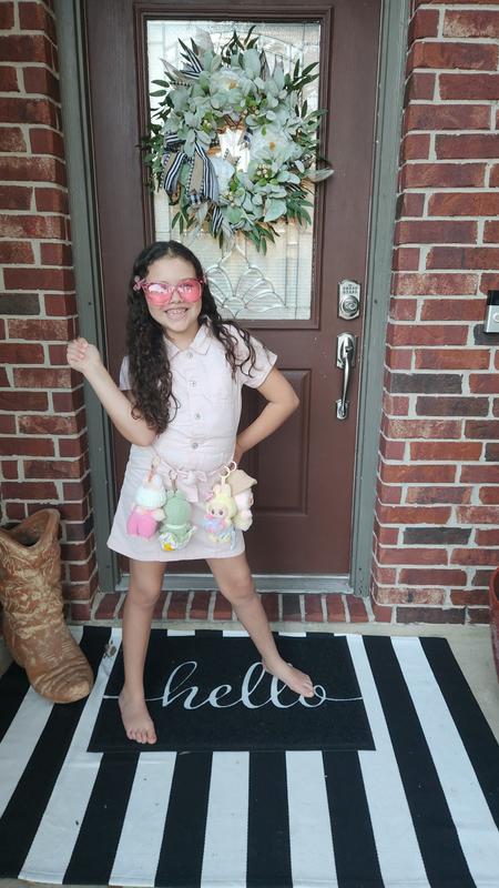 Dress it up or dress it down! Carry her Labubus! This is a Closet must-have!!