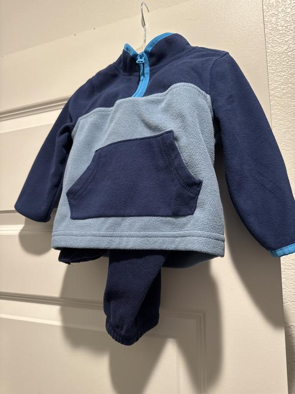 Blue fleece