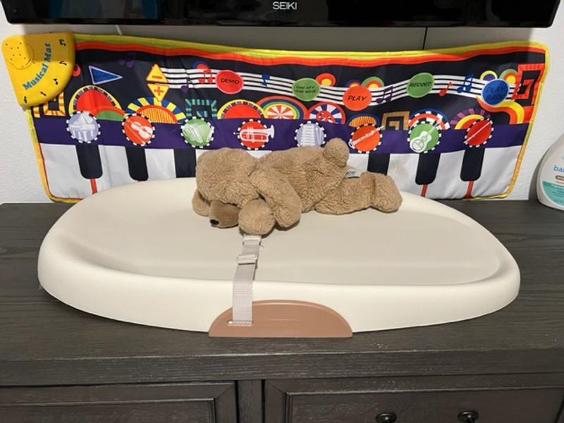 Sits securely on dresser