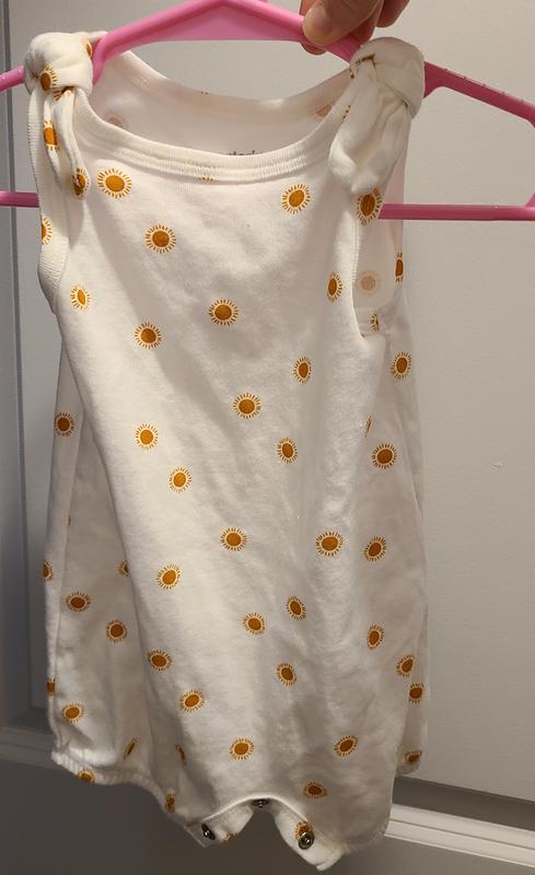 Baby romper with suns