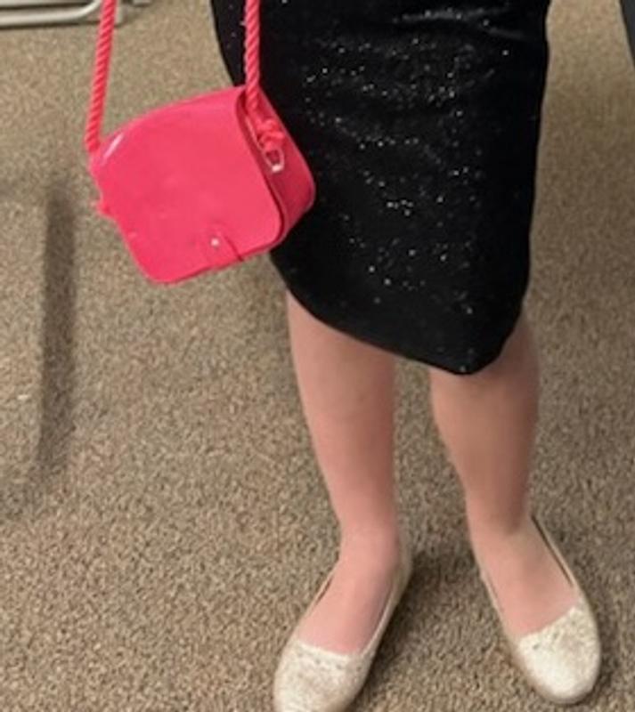 Black was the right match for dress