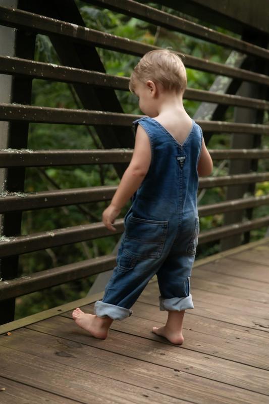 oshkosh アニマル柄 Toddler Boy Herringbone Overalls - Black - OshKosh B'gosh