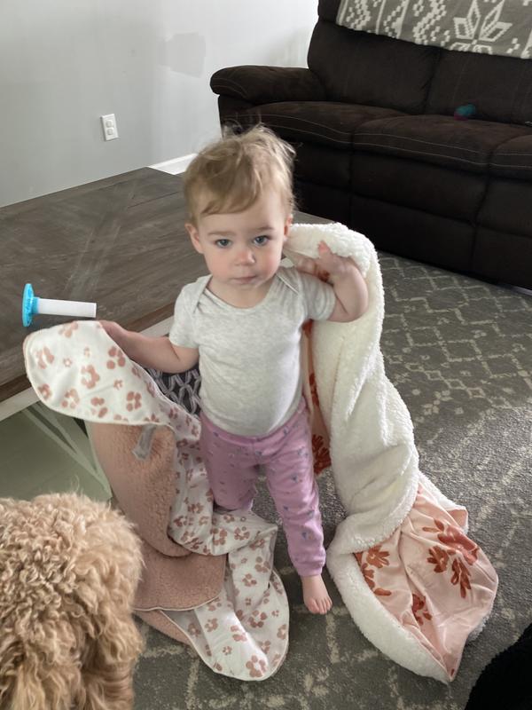 Both her new blankets