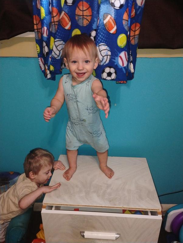 My 15 month old wearing this adorable romper