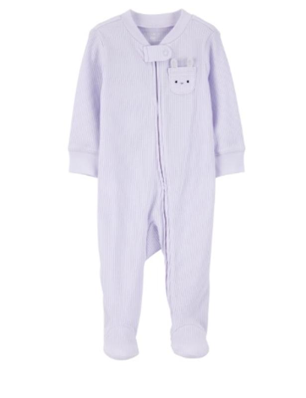Baby Halloween 2-Way Zip Cotton Sleep & Play Pajamas - Ivory