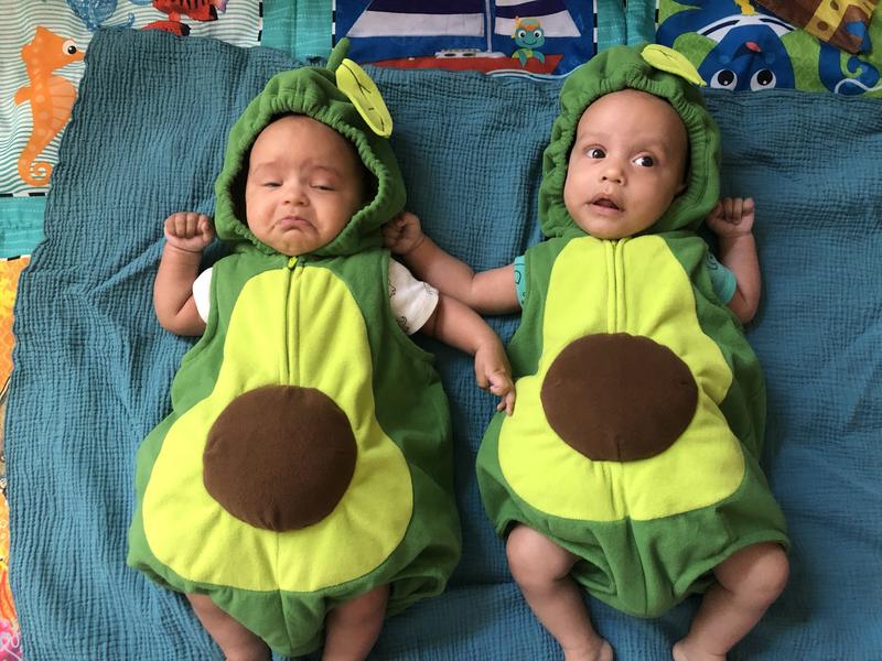Twin avocados
