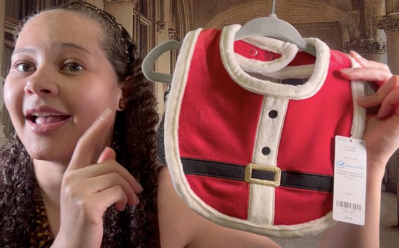Baby Santa Bib - Red | Carter's