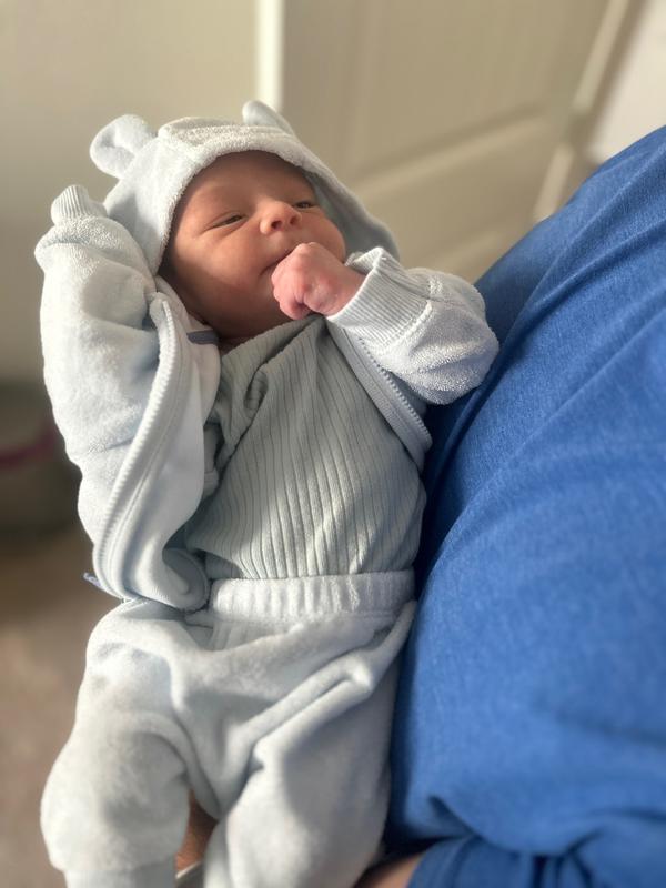 showing pants, jacket and matching hat