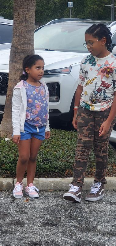 Mad at her photo bombing brother 🤣