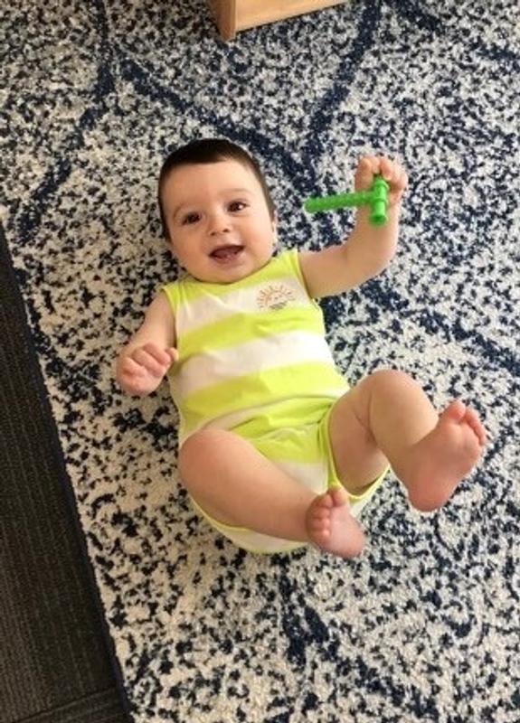 Summer Day - Theo is 7 months.