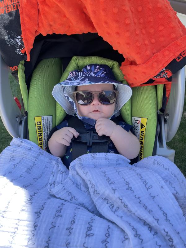 2 month old baby in shades