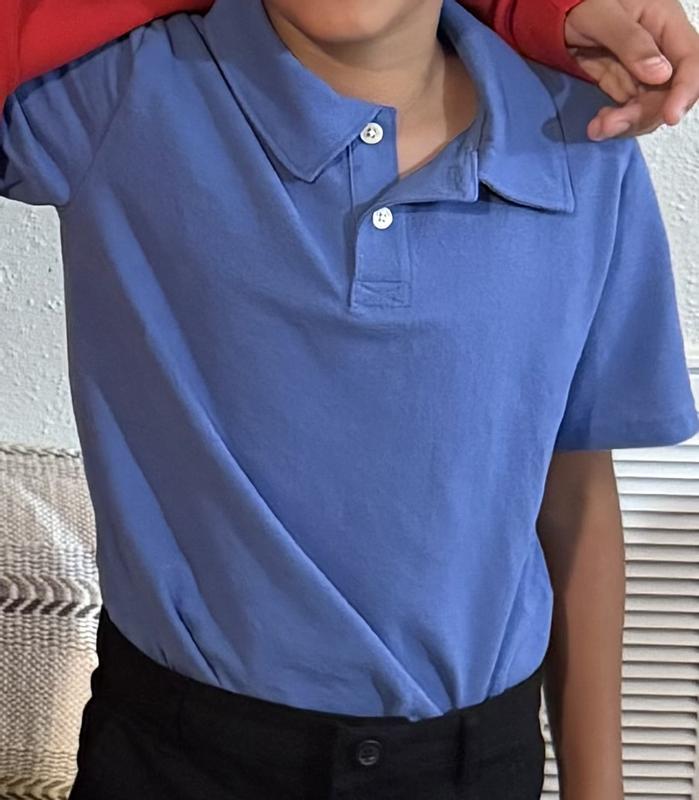 Boys Piqué Polo Shirt - White - OshKosh B'gosh | Carter's