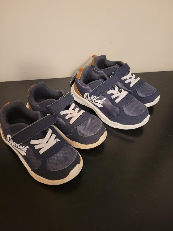 The ones on the left have been washed twice already. Right- brand-new
