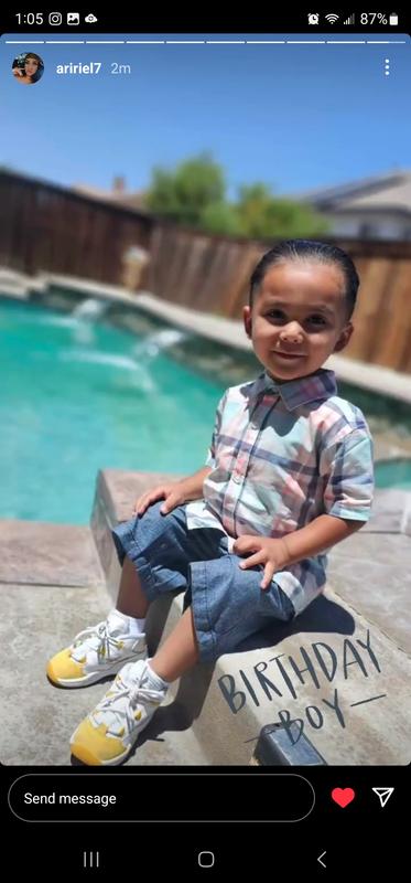Handsome birthday boy! 🎂 Thanks Carter's!