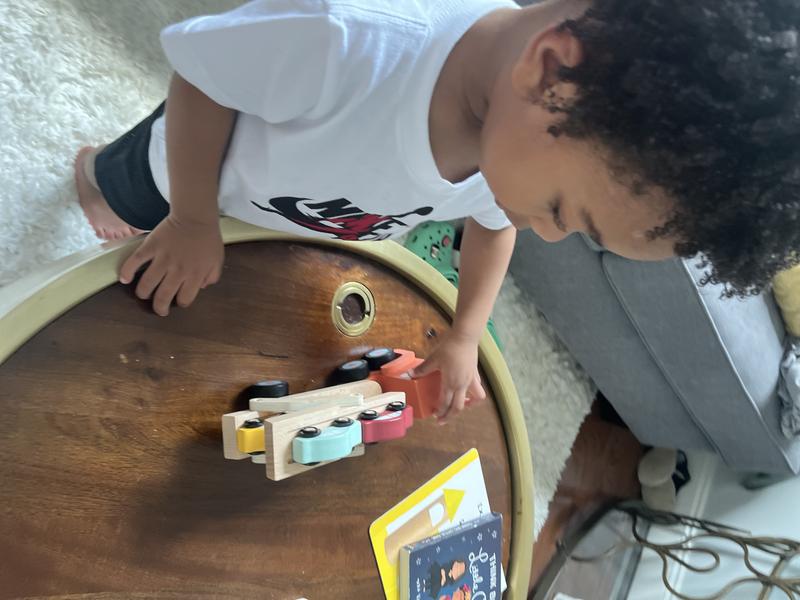 Are use this toy during his activity learning time, it’s perfect!