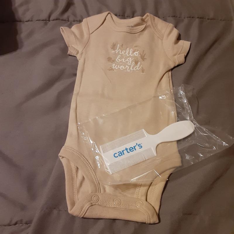 Baby Carter's 5-Pack Hello Big World Bodysuits