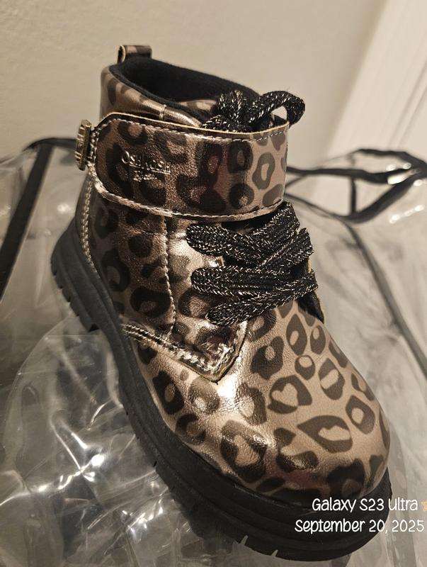 oshkosh アニマル柄 Toddler Cheetah Print Lace-Up Boots - OshKosh B'gosh | Carter's