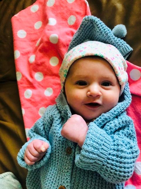 My new hooded cardigan from Mimi