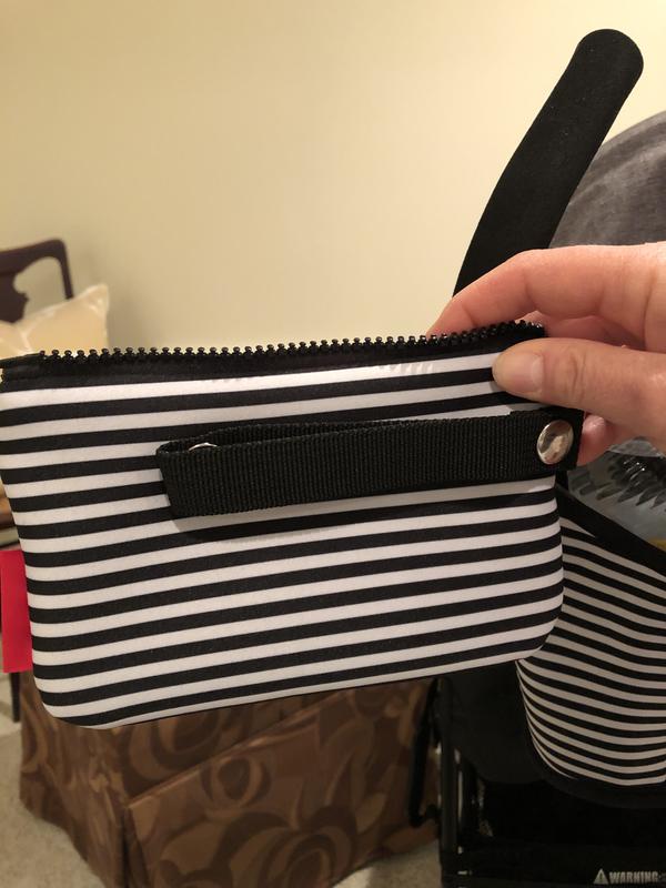 Zip off wristlet opposite side!