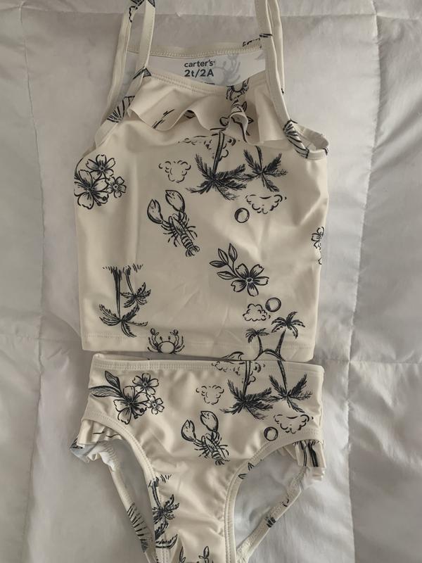 Toddler trikini bathing suit