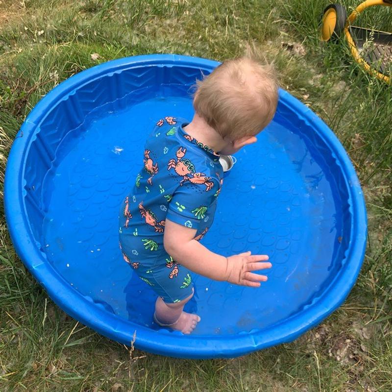Enjoying water day at day care!