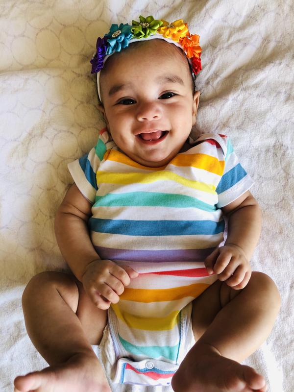 My girl, the rainbow!