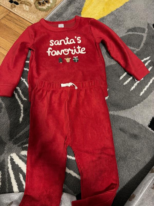 The Santa’s Favorite outfit I bought for my little one.