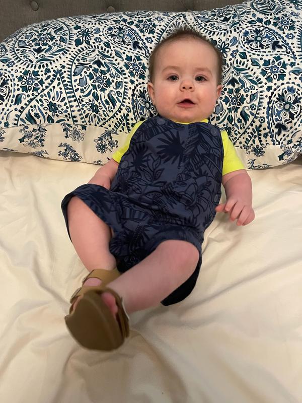 Ready to walk in the sand.
