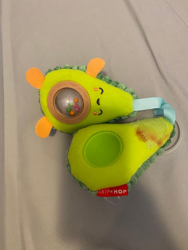 Blood on toy that cut my granddaughter.