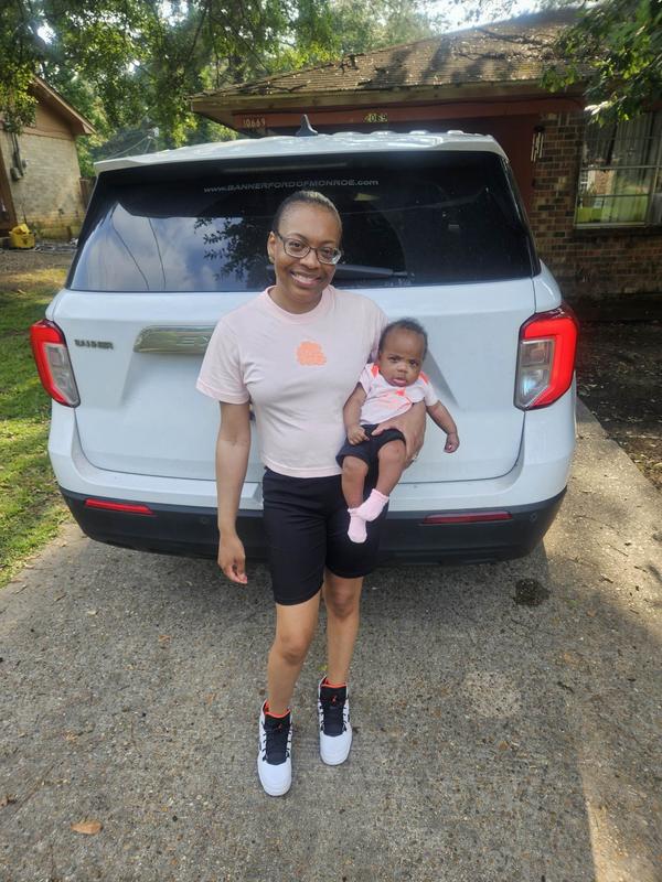 My baby girl (wearing the shorts) and I