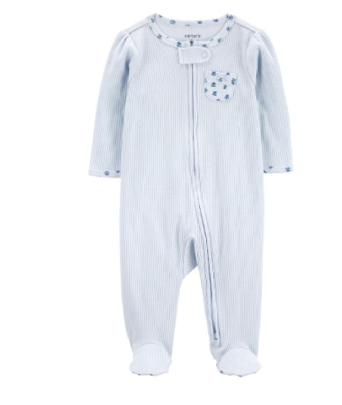 Baby Halloween 2-Way Zip Cotton Sleep & Play Pajamas - Ivory