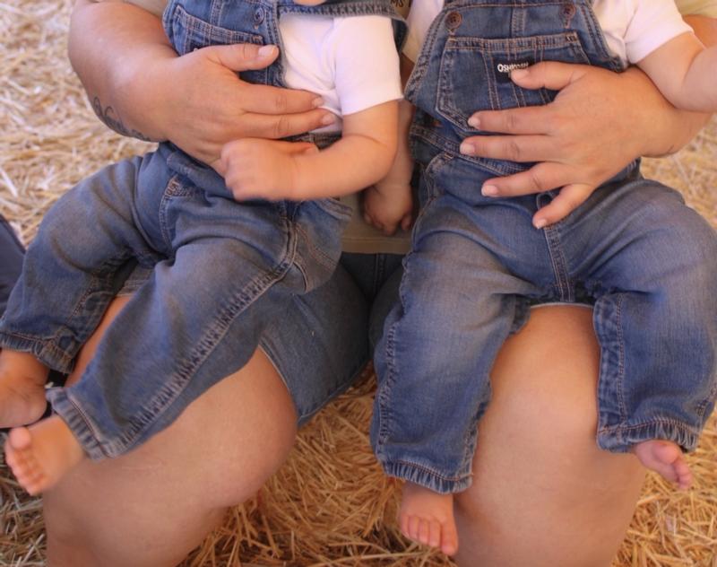 Overall twins!