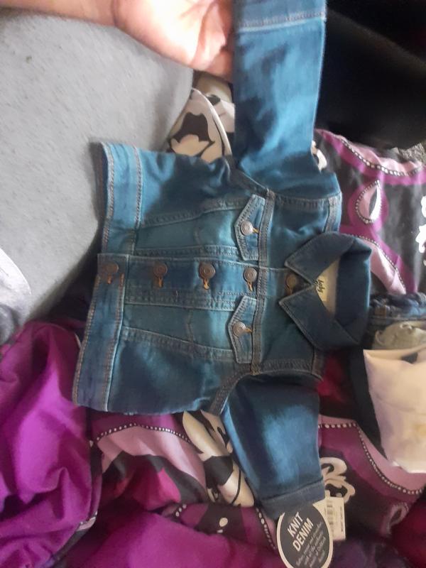 Adorable Knit Jean Jacket