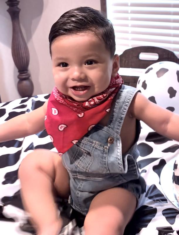 Baby Denim Bubble Romper