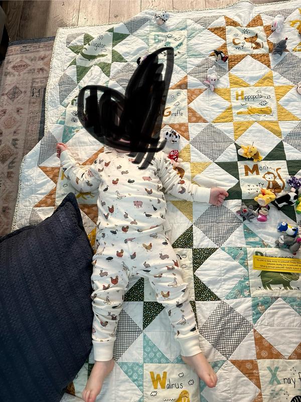 Baby wearing the pjs