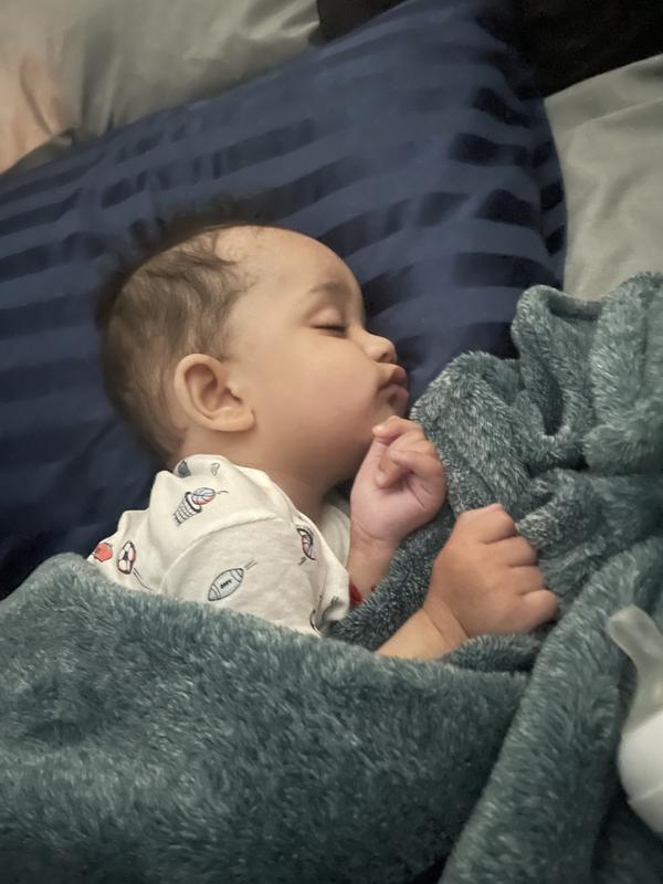 napping in new shirt
