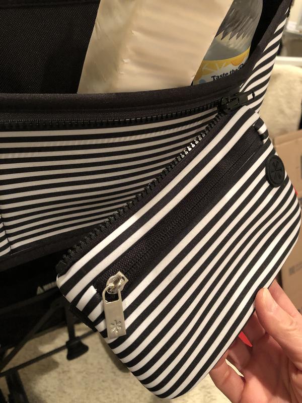 Zip off wristlet. Cool!