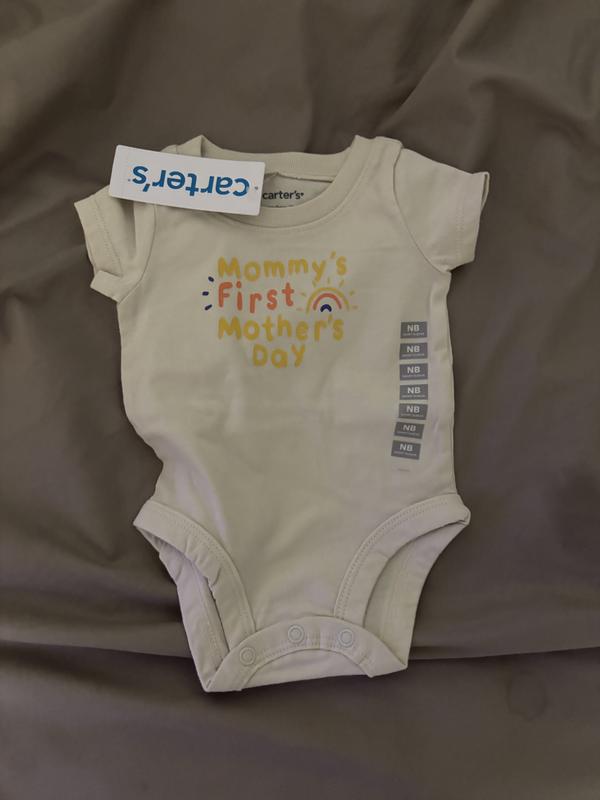 Baby Mom And Dad Tomatoes Short-Sleeve Bodysuit - Pink