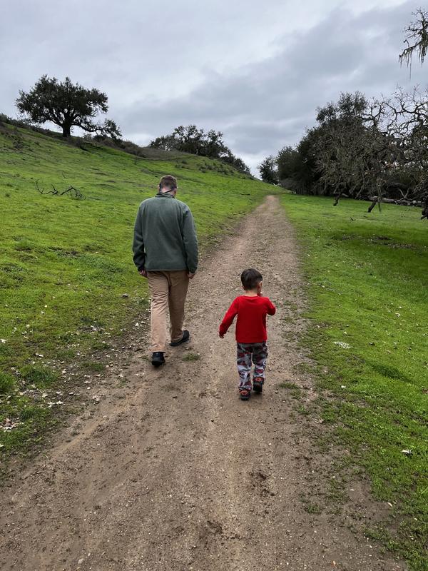 Oshkosh shoes for trail walk in spring