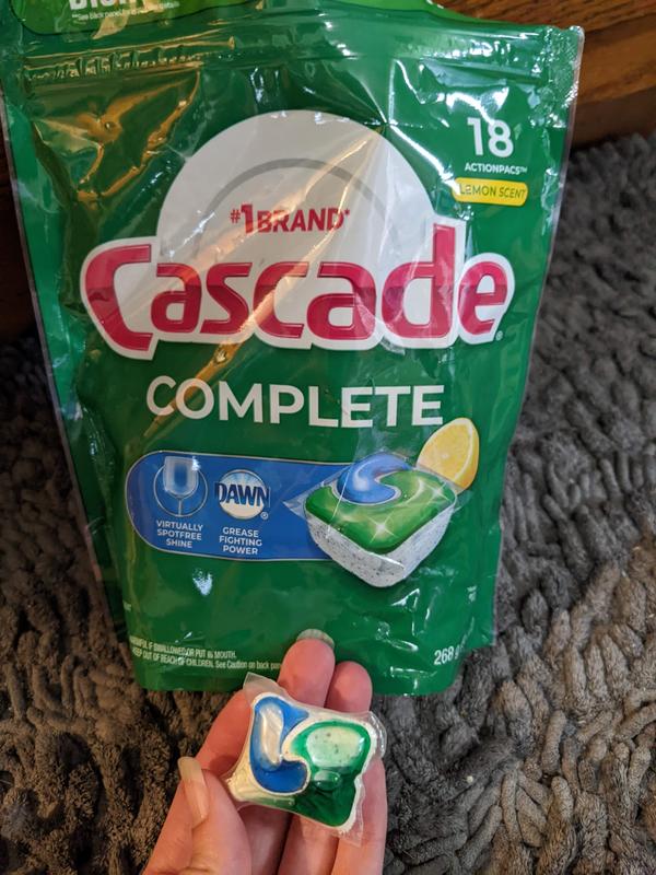 Cascade Complete ActionPacs Dishwasher Detergent, Fresh Scent, 78 count
