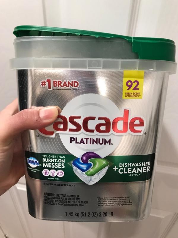 Cascade Original Dishwasher Detergent, Fresh Scent, Original, Actionpacs - 60 pacs, 924 g